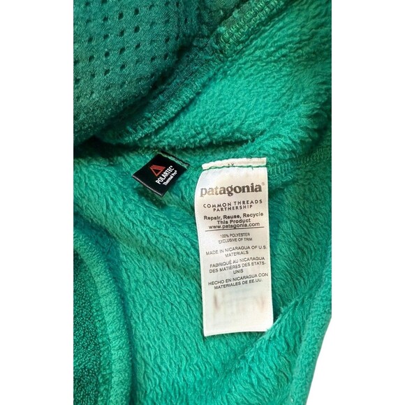 Patagonia Green Re-Tool Snap T Pullover Fleece Sweater Women's Size Medium - Picture 4 of 7